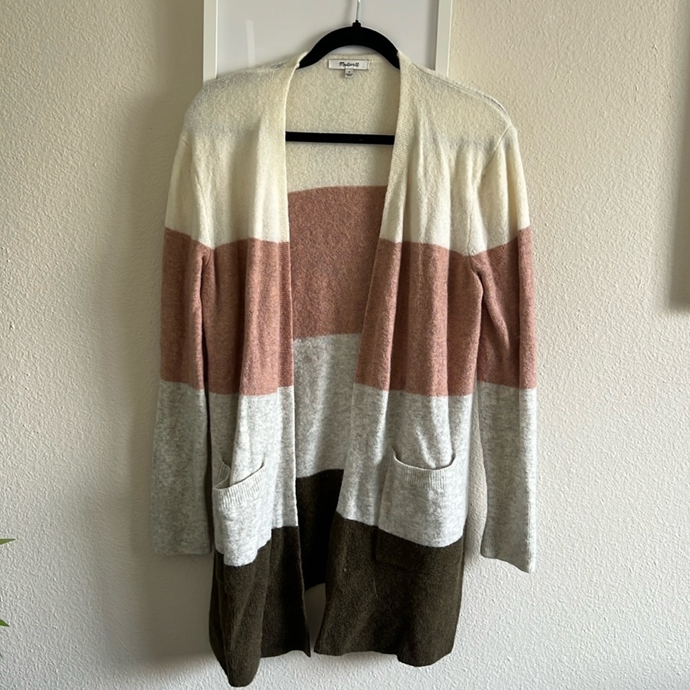 Madewell Kent Color block cardigan